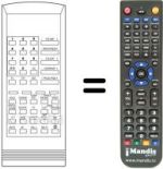 Replacement remote control RR 5188