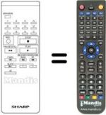 Télécommande équivalente RRMCG 0254 CESA