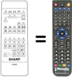 Télécommande équivalente RRMCG 1021 BMSA