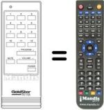 Télécommande équivalente RV 15A
