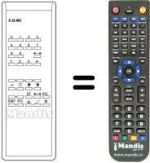 Replacement remote control S 26 MD
