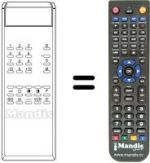 Replacement remote control S 72 MD