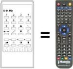 Télécommande équivalente PL 200