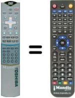 Télécommande équivalente SE-R0019