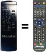 Télécommande équivalente SRT 110