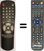 Télécommande équivalente AA64-50236A