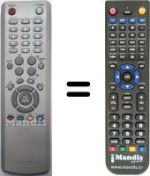 Télécommande équivalente Samsung LE 26R5