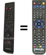 Replacement remote control Samsung PS 42C91 HX