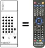 Replacement remote control T-534 A / B