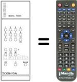 Replacement remote control T-535 A