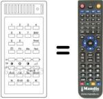 Replacement remote control T 724
