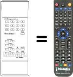 Télécommande équivalente Oceanic 56 OC 8000