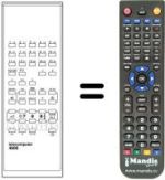 Télécommande équivalente Sinudyne FAUNO 1601
