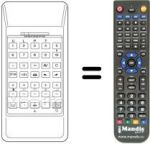 Replacement remote control TC 560