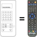 Replacement remote control TELECONTROL