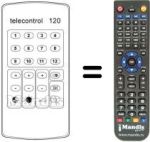 Replacement remote control 583.354