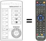Replacement remote control 583.253