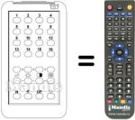 Replacement remote control TVC 16 CHANNELS