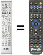 Replacement remote control THES TL 4239 BTP