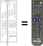 Télécommande équivalente TLC 331