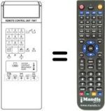 Replacement remote control EB 40 TX