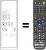 Replacement remote control TP 600