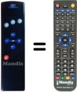 Télécommande équivalente TP 700-EASY CONTROL