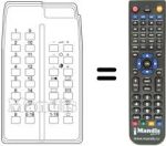 Télécommande équivalente TRD 99 / 16