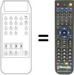 Replacement remote control TRS 99