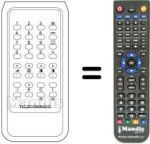 Télécommande équivalente TS 05