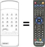 Télécommande équivalente TT 24