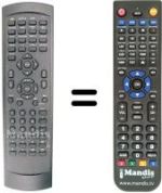Télécommande équivalente Denver TVD 1401 MK2