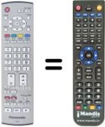 Replacement remote control National TX-29PN1 D