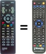Télécommande équivalente Thomson 29 DU 45 ED