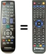Télécommande équivalente Samsung UE 26D4003