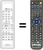 Télécommande équivalente UFD 41