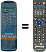 Télécommande équivalente UFD 93