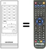 Replacement remote control UNIVERSUM 7264351