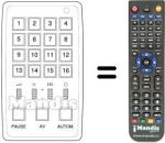 Replacement remote control UNIVERSUM 9225617