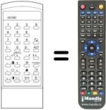 Télécommande équivalente Sanyo CEP 4012