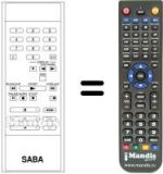 Télécommande équivalente V 1205 K