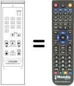 Télécommande équivalente VC-67 G