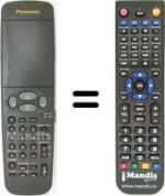 Télécommande équivalente Panasonic NV-HD628 EG