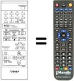 Télécommande équivalente 7014-8347