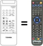 Replacement remote control VT-21