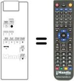Télécommande équivalente WCR 850