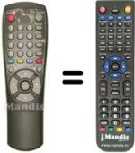 Replacement remote control Samsung DSR 9000
