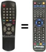 Replacement remote control Samsung DSR 9500
