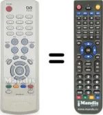 Replacement remote control Samsung DSB-A200 C