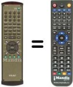 Télécommande équivalente TEAK DV-50